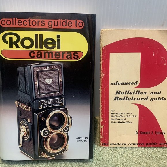 1986 COLLECTORS GUIDE TO ROLLEI CAMERAS + 1 & 2 Instructions 2 1/4 X 2 1/4 & 4x4